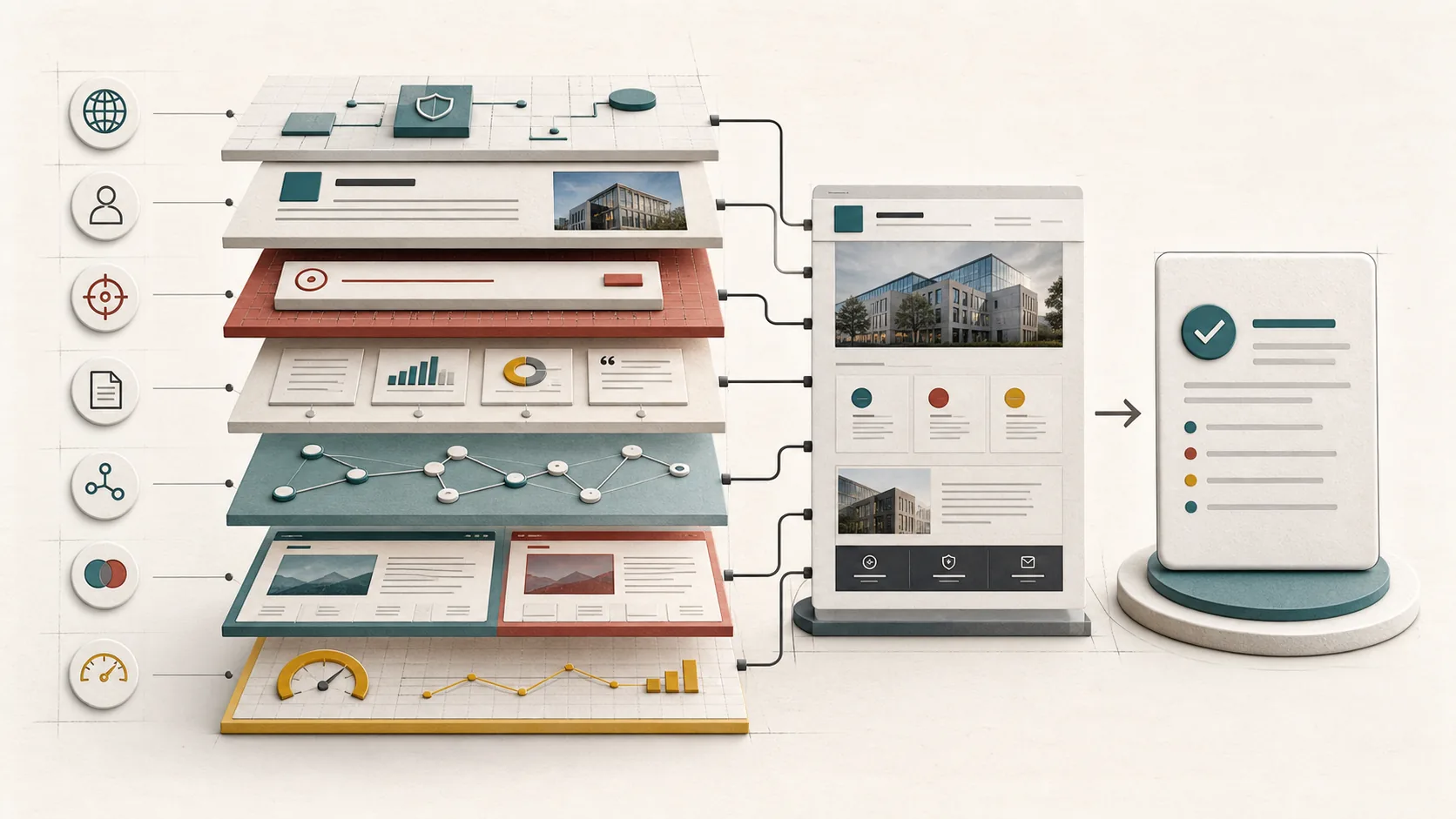 The seven layers AI systems may use to read and verify a business website