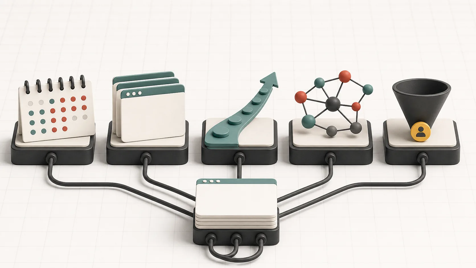 Use five records for changes, index health, search discovery, AI citations, and qualified leads