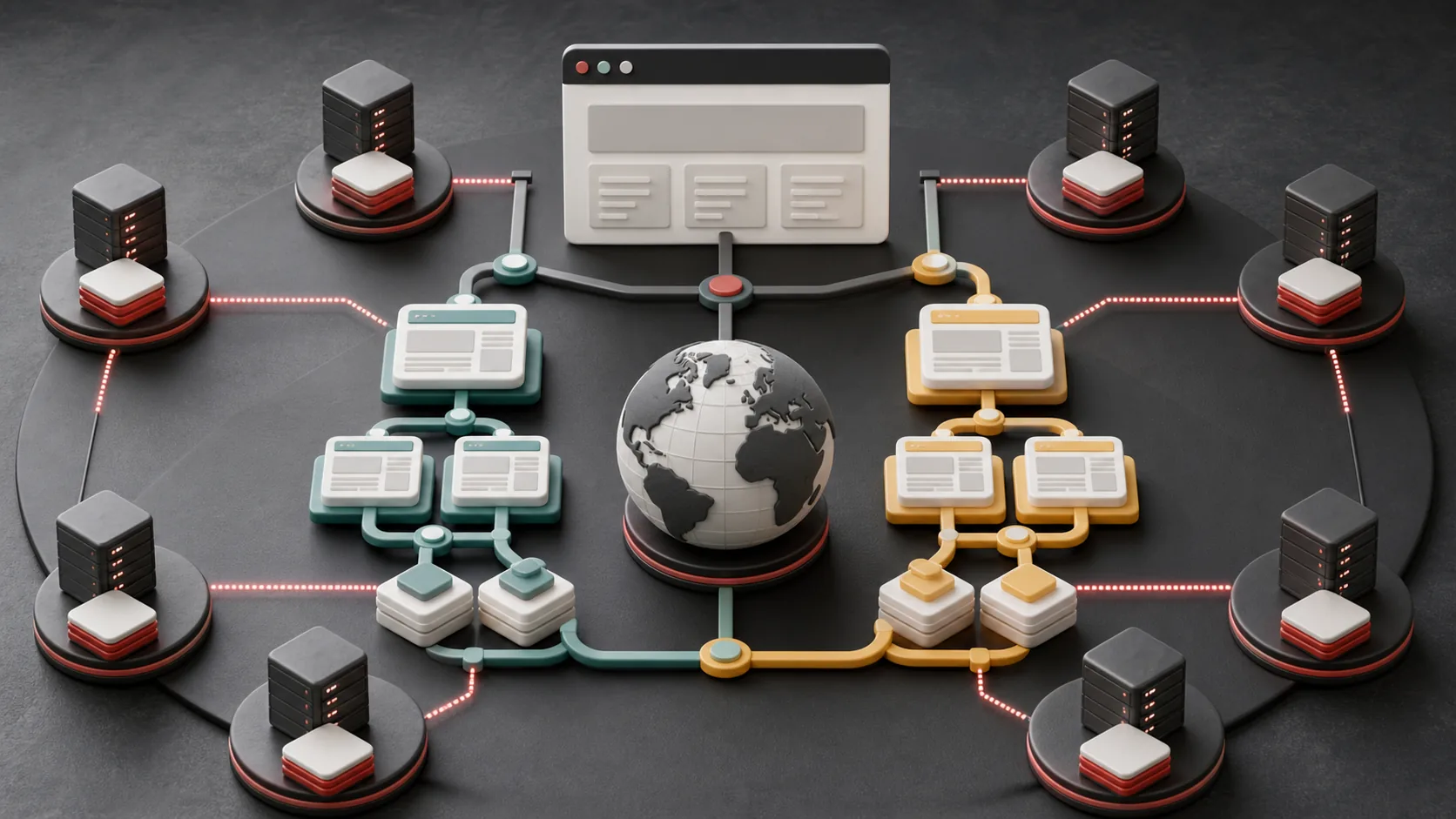 A multilingual architecture connecting one entry to stable Chinese and English pages